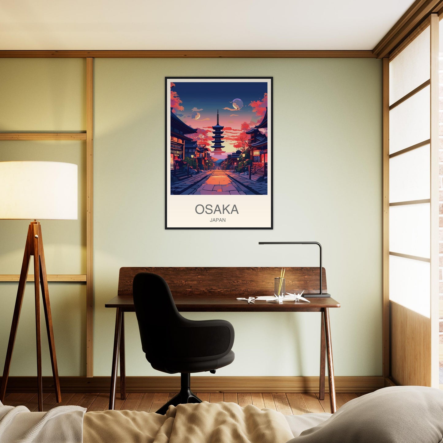 Osaka Travel Print