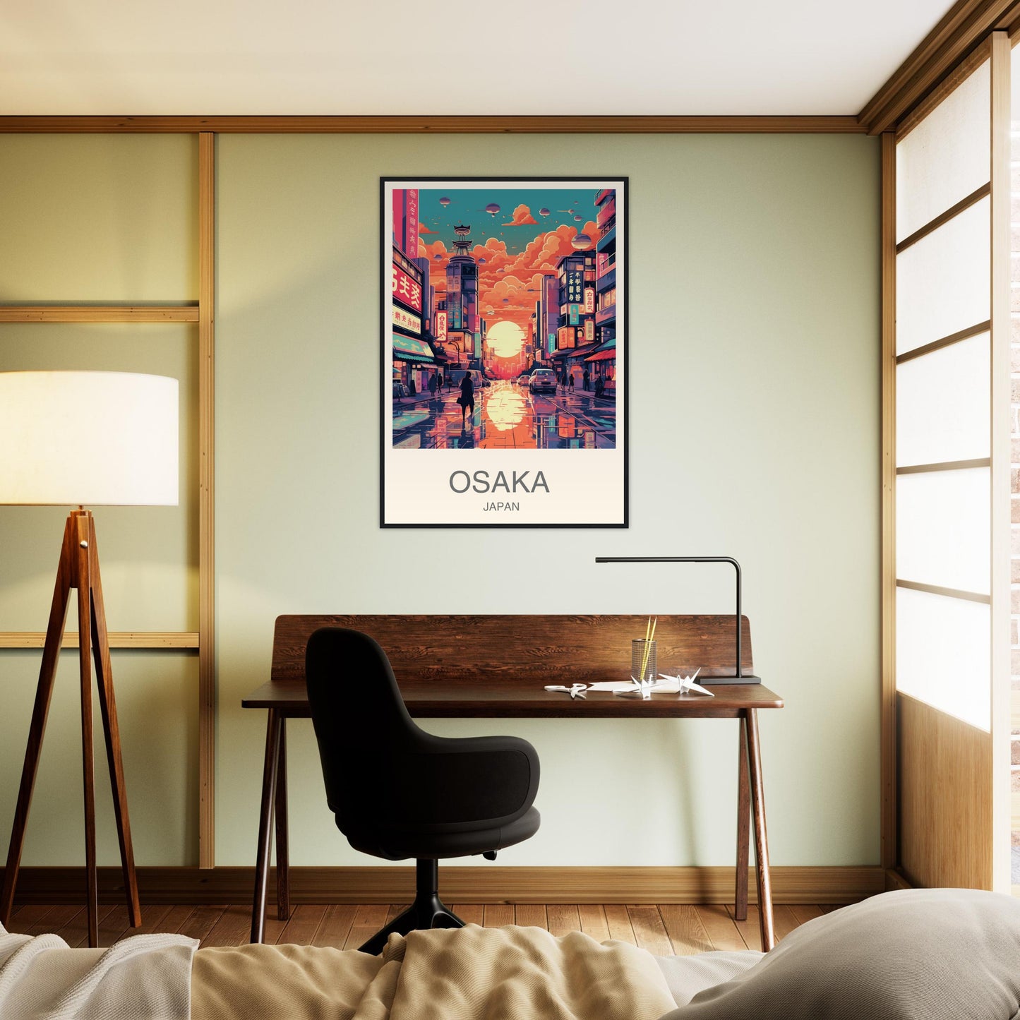 Osaka Travel Print