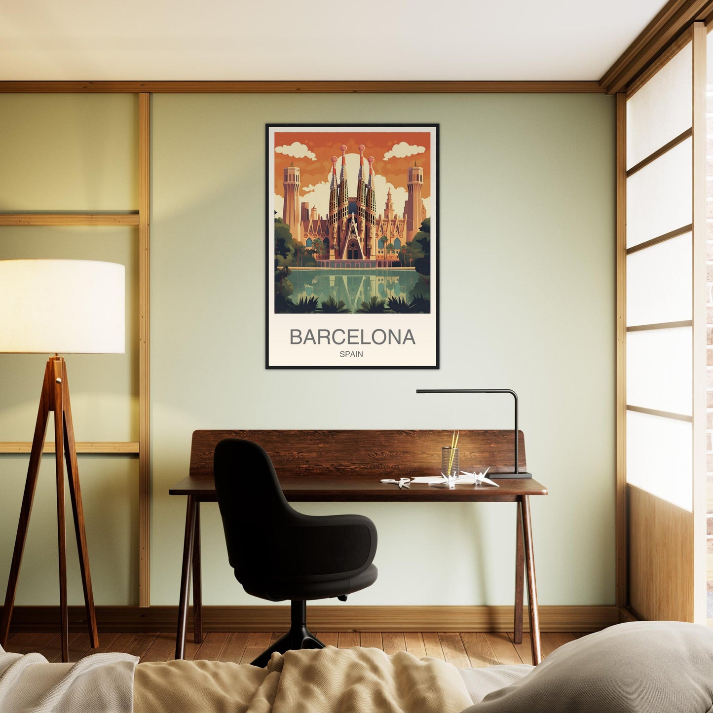 Barcelona Travel Print