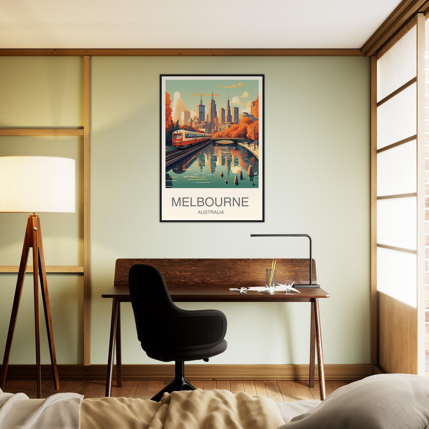 Melbourne Travel Print