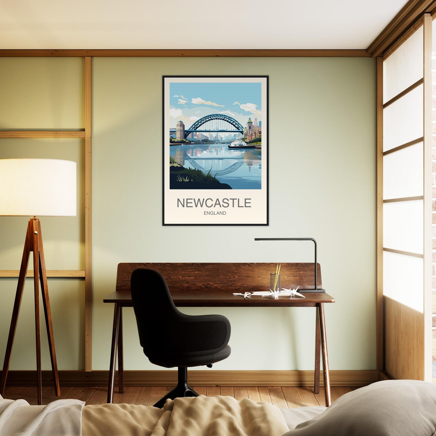 Newcastle Travel Print