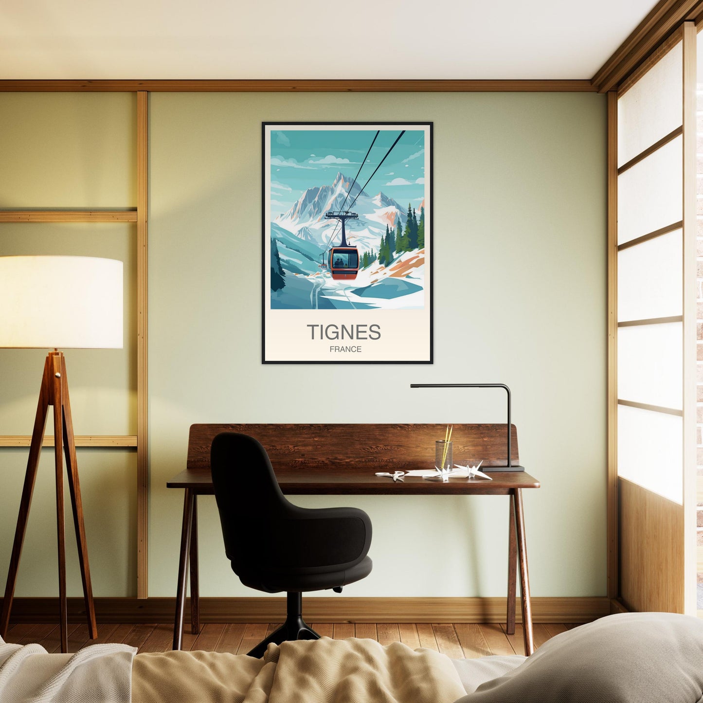 Tignes Travel Print