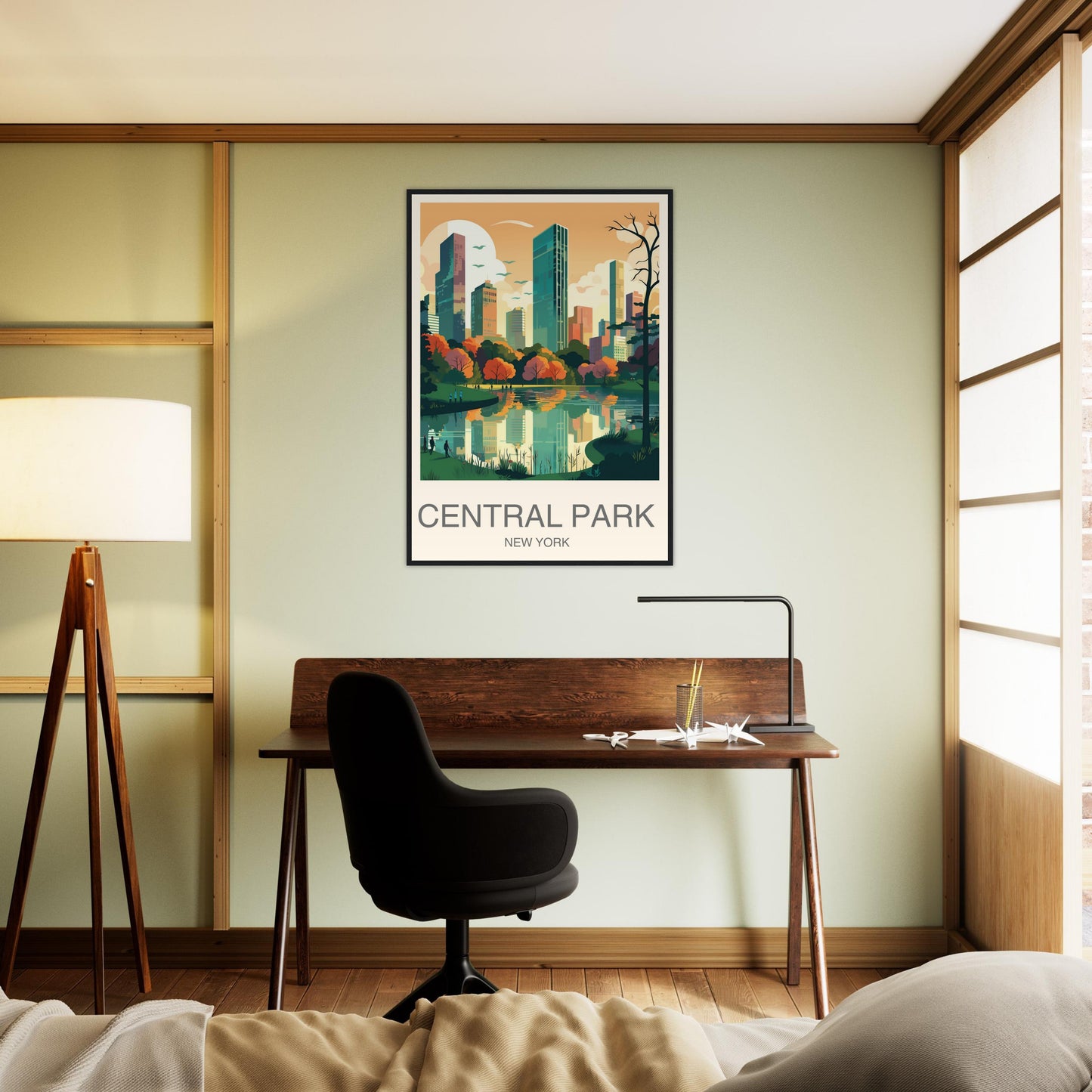 Central Park Travel Print