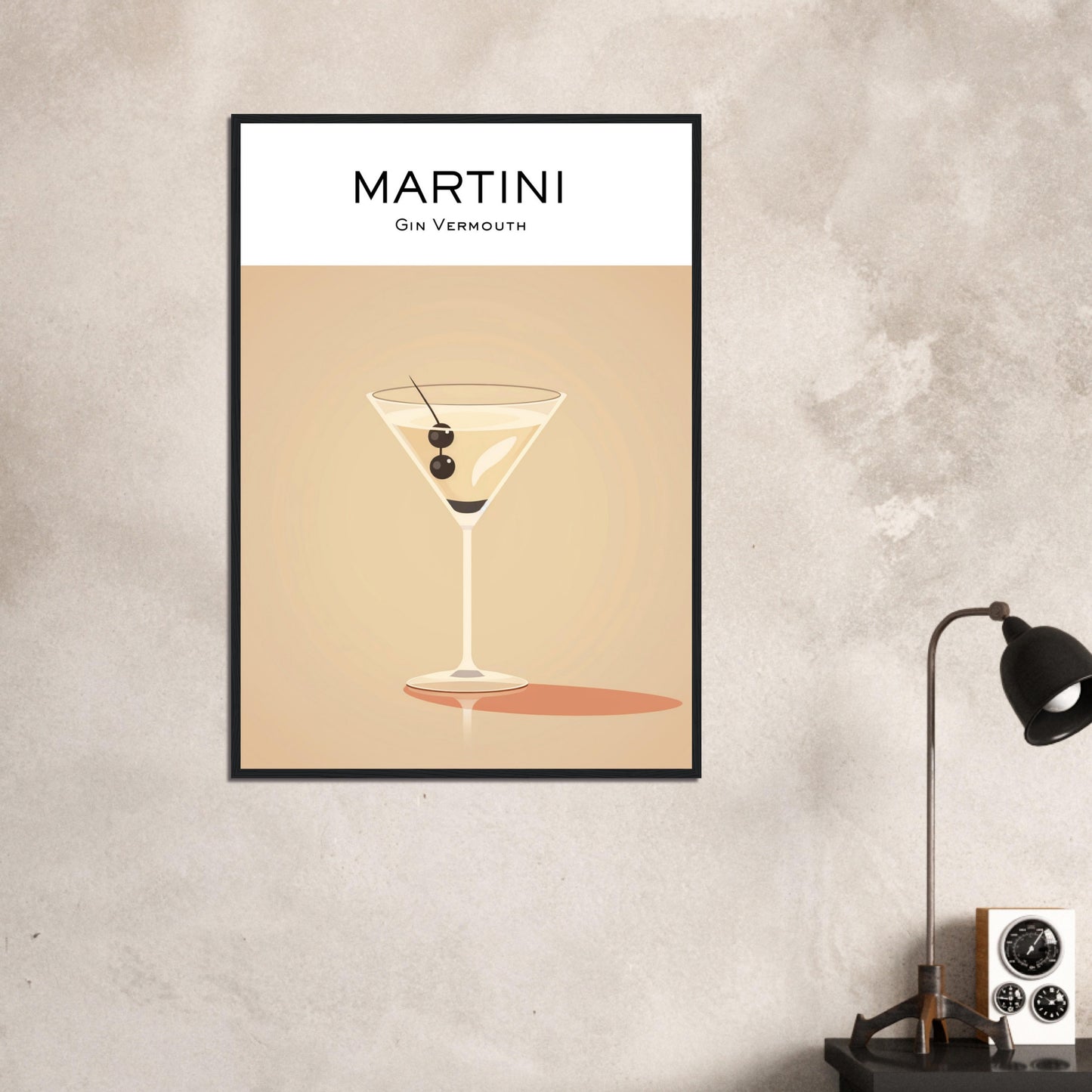 Martini Wall Print