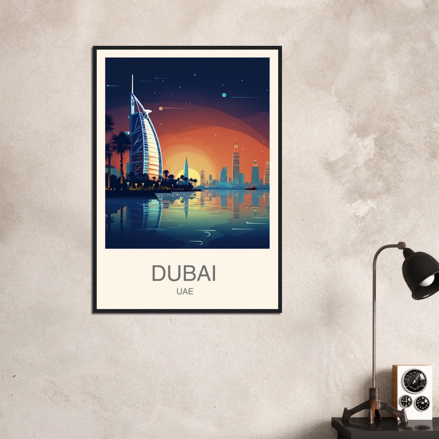 Dubai Travel Print