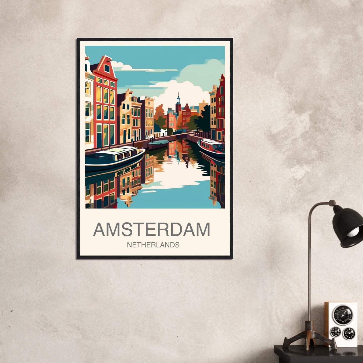 Amsterdam Travel Print