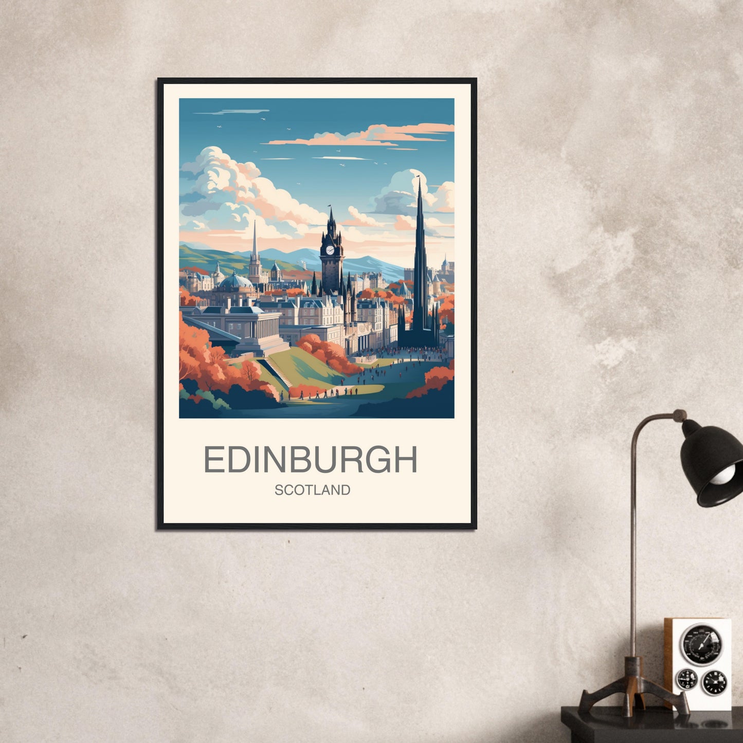 Edinburgh Travel Print