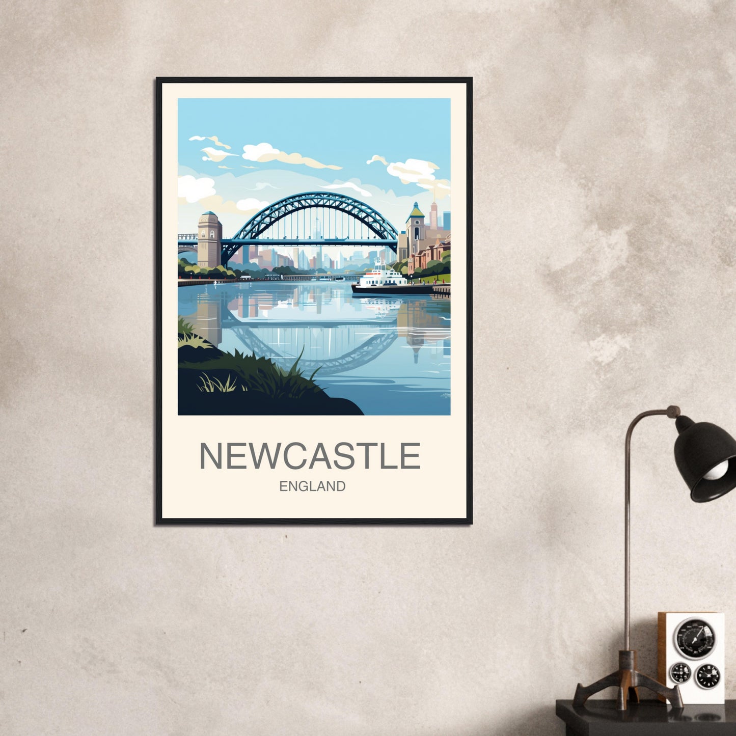 Newcastle Travel Print