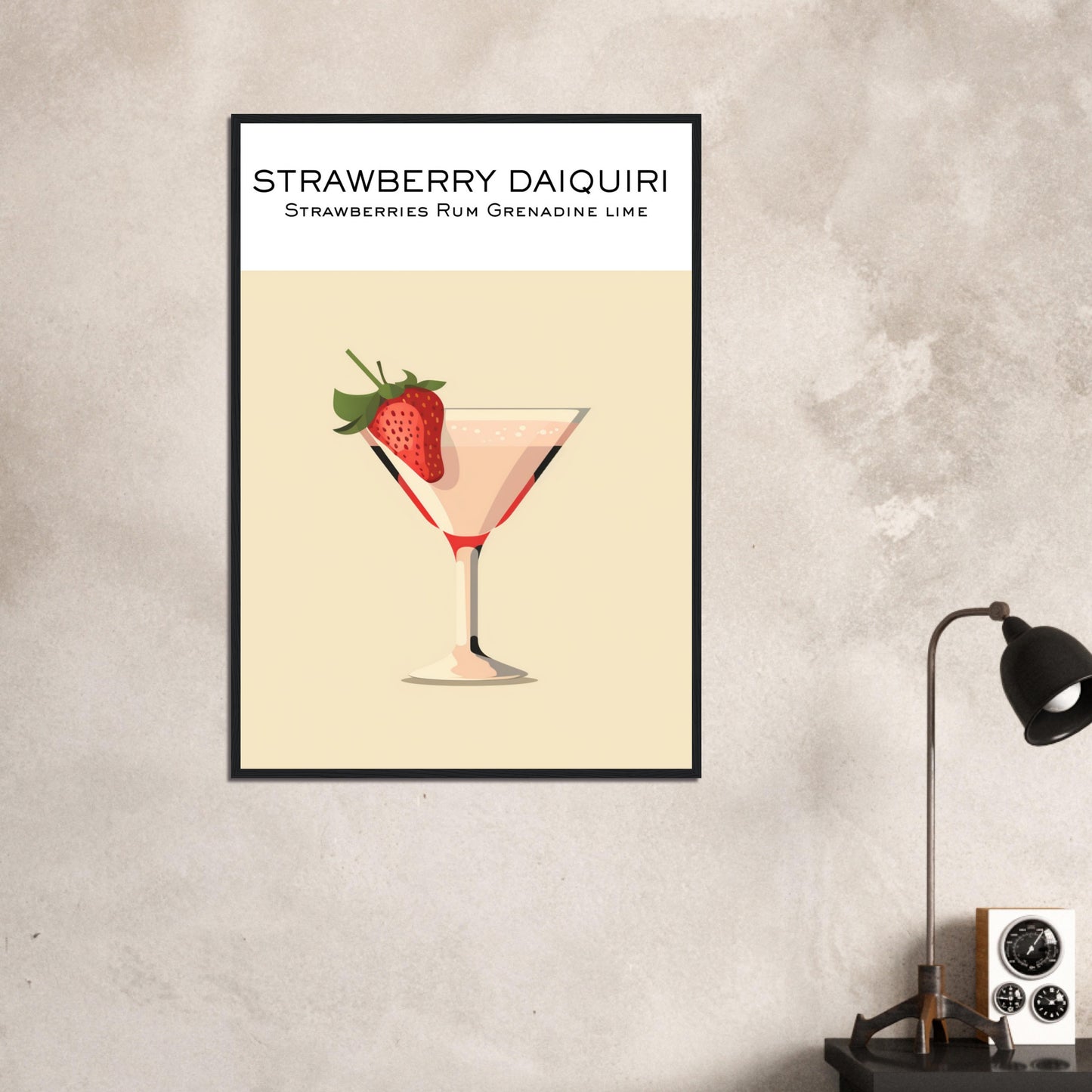 Strawberry Daiquiri Wall Print