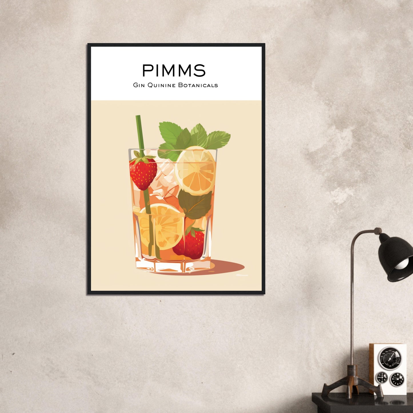 Pimms Wall Print