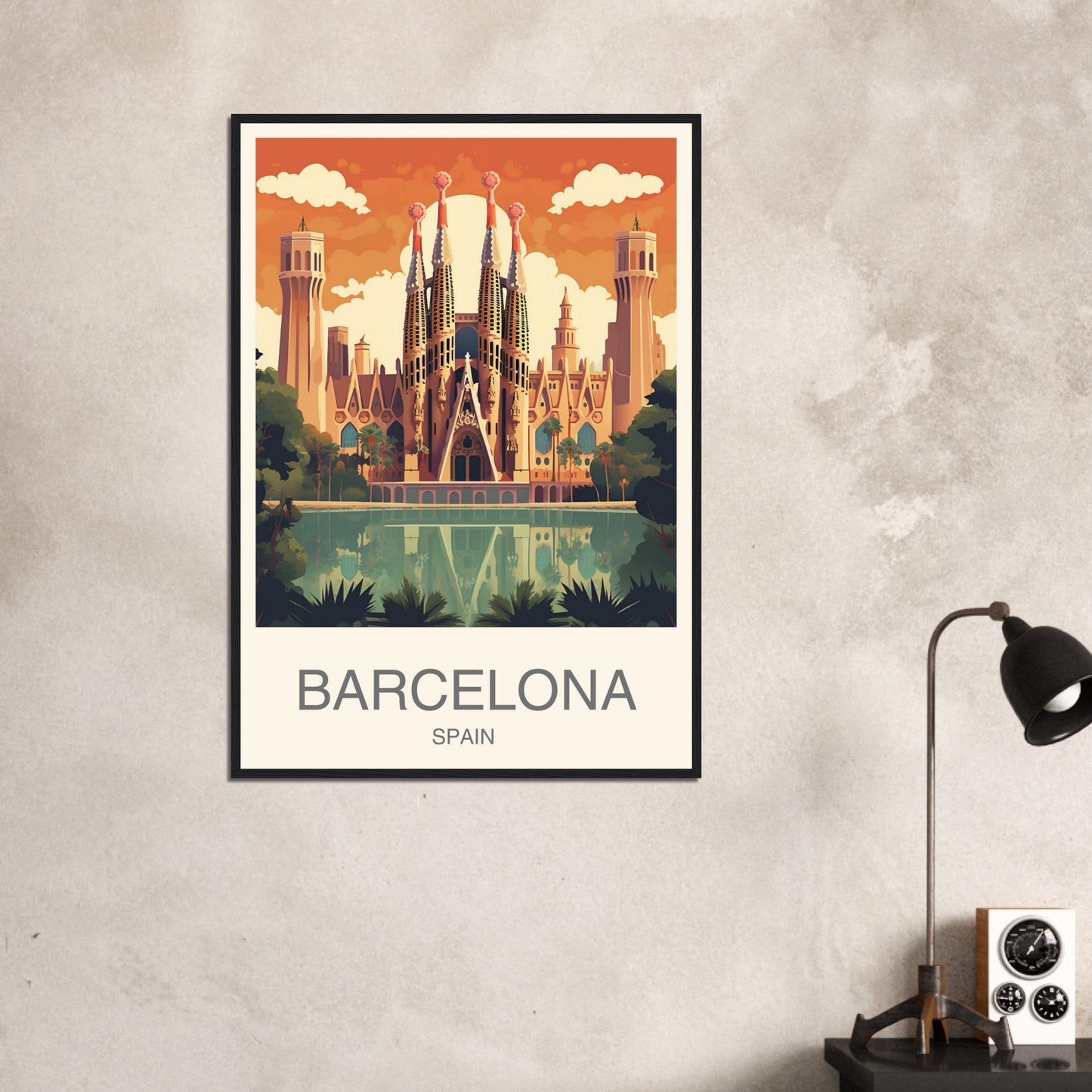 Barcelona Travel Print