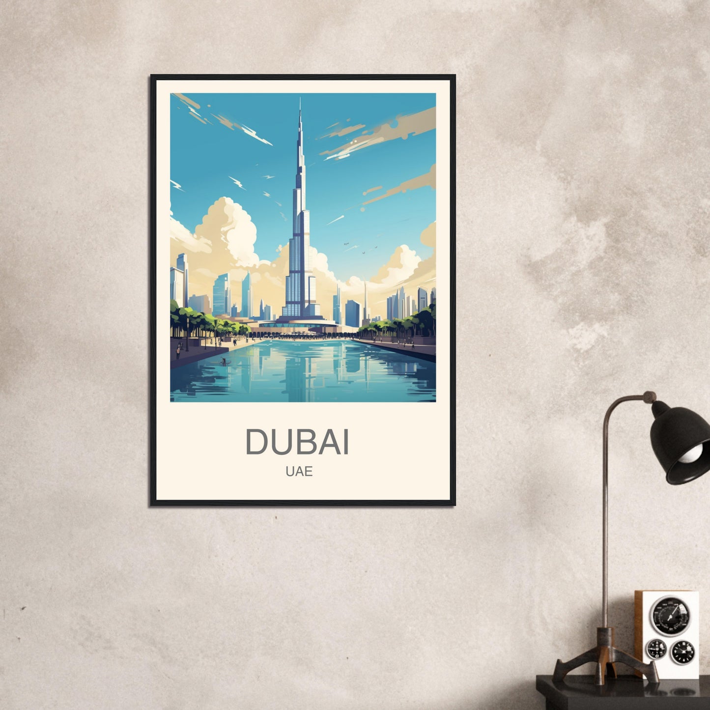 Dubai Travel Print