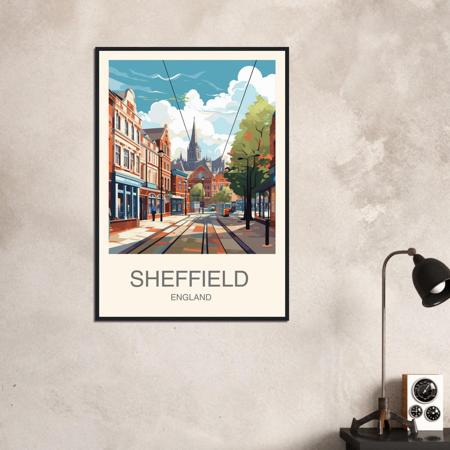 Sheffield Travel Print