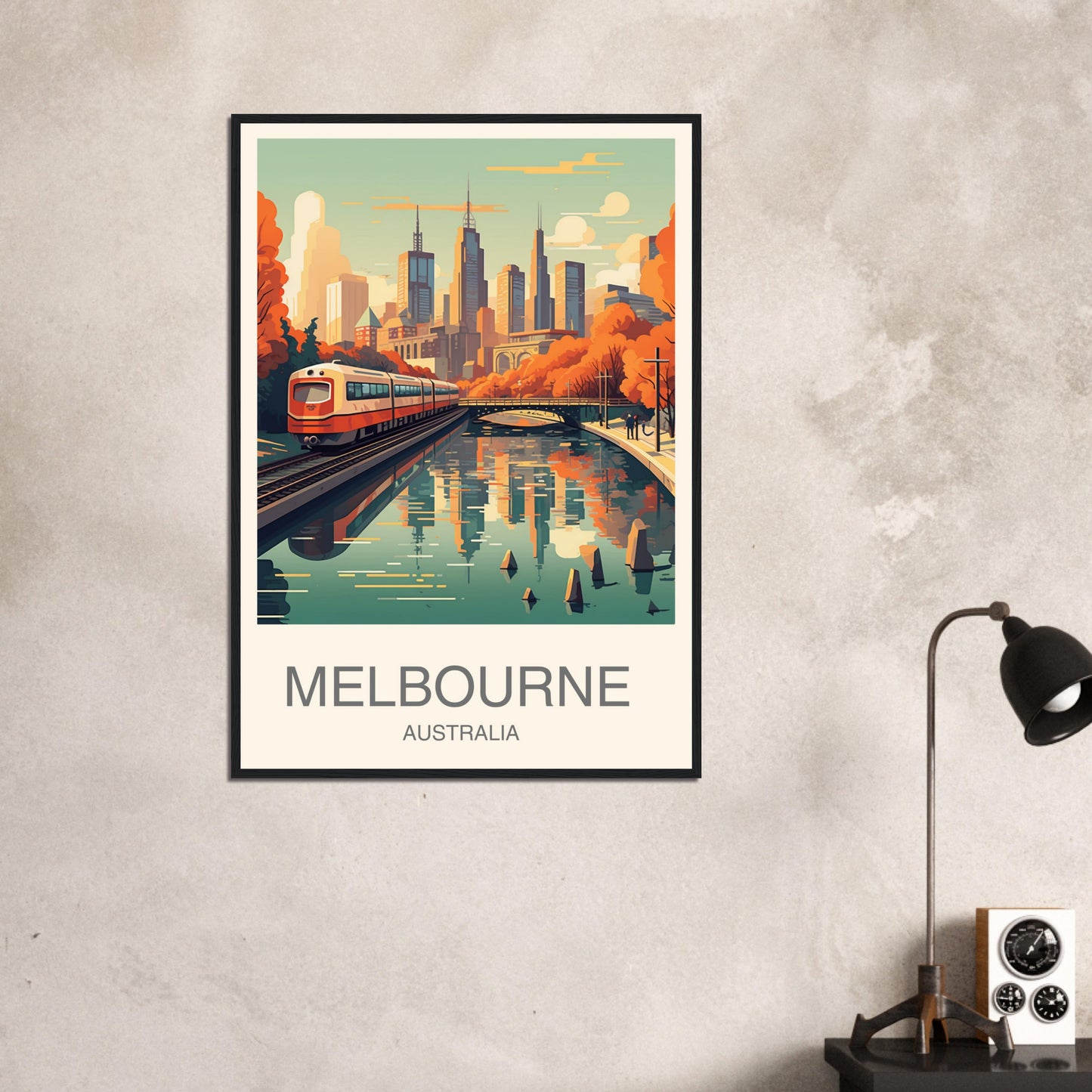 Melbourne Travel Print