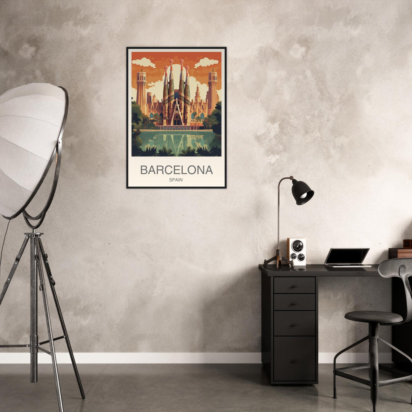 Barcelona Travel Print