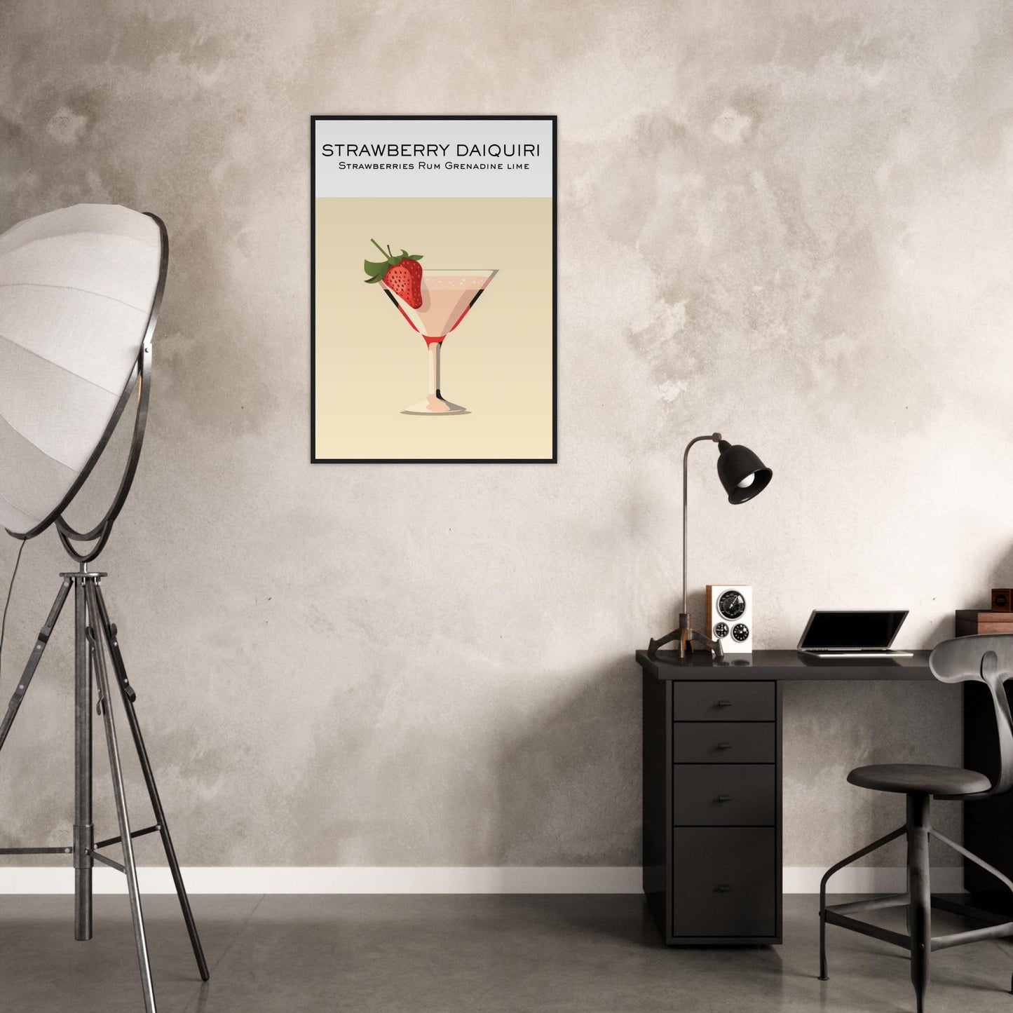 Strawberry Daiquiri Wall Print