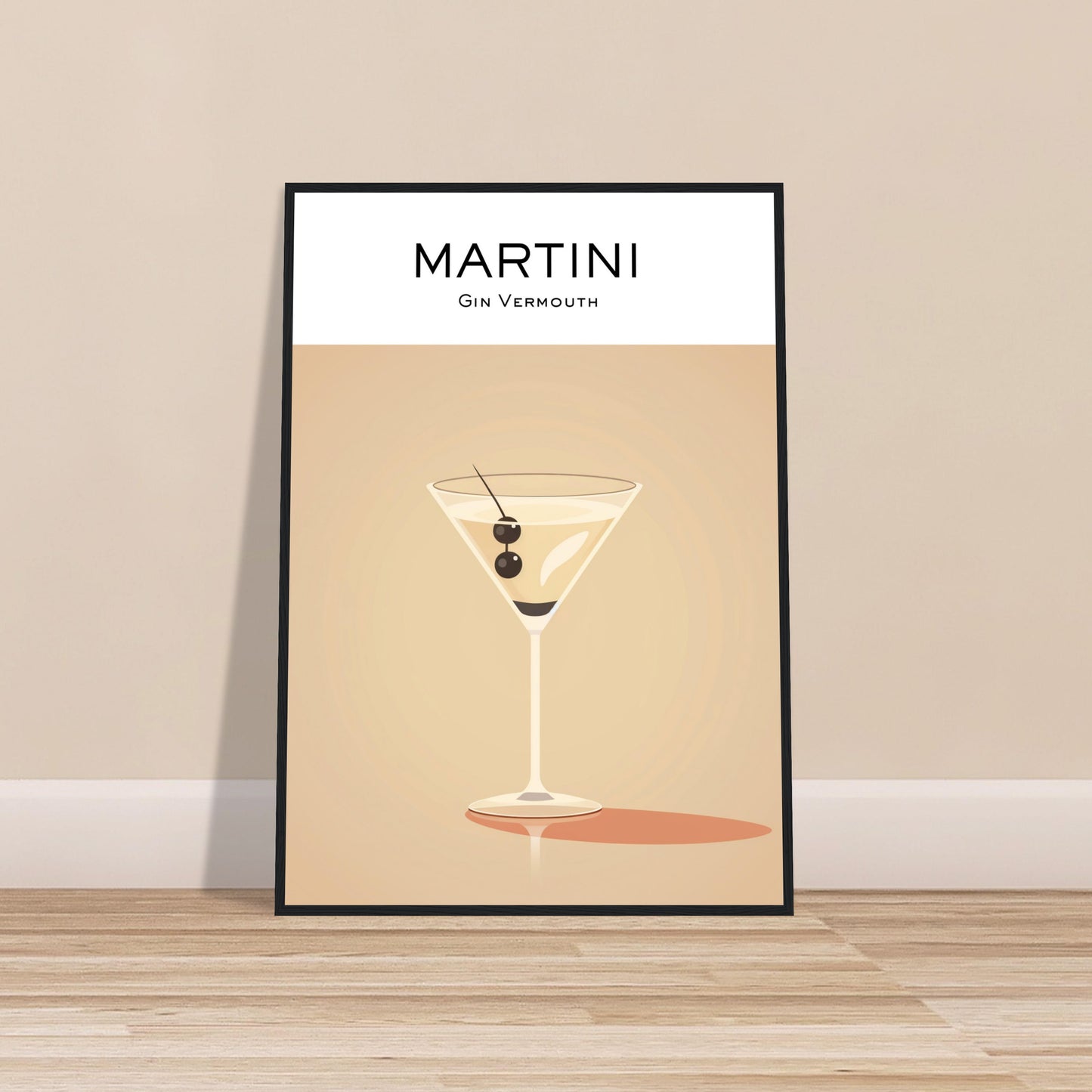 Martini Wall Print