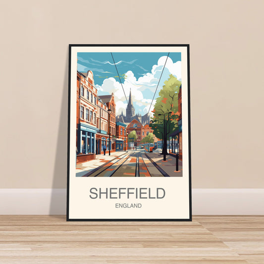 Sheffield Travel Print