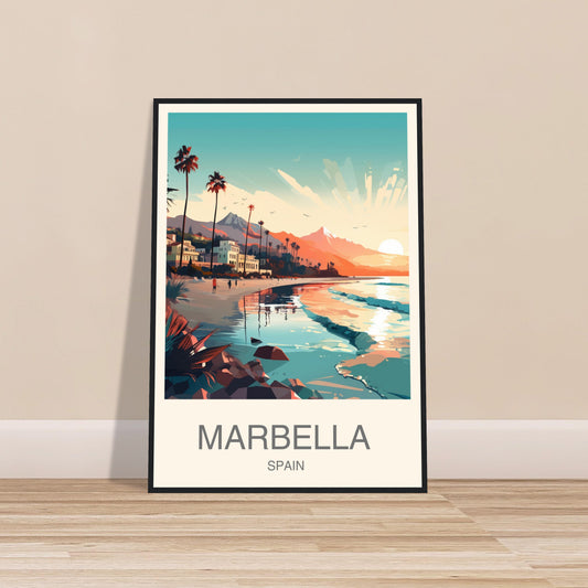 Marbella Travel Print