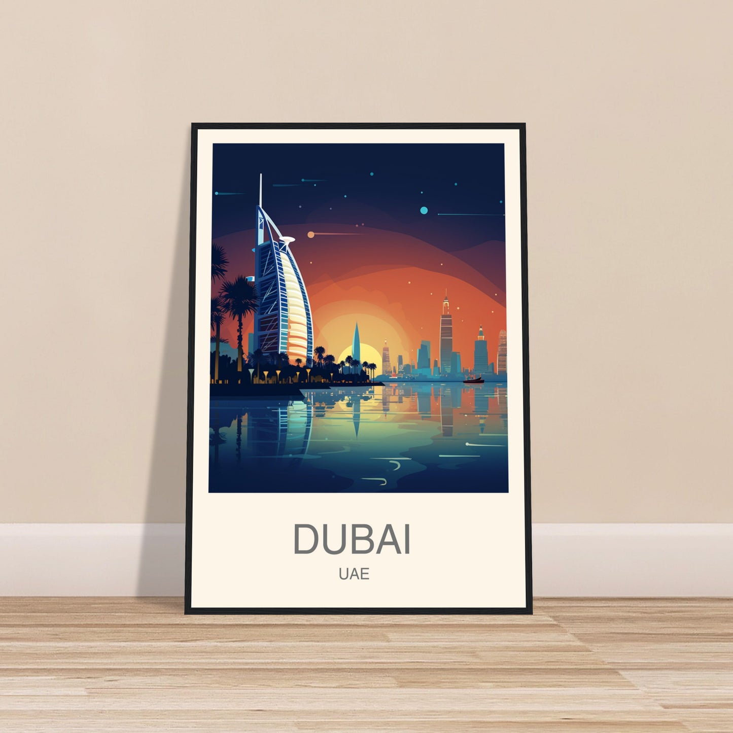 Dubai Travel Print