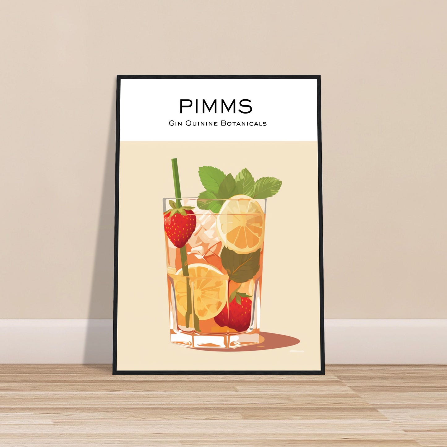 Pimms Wall Print