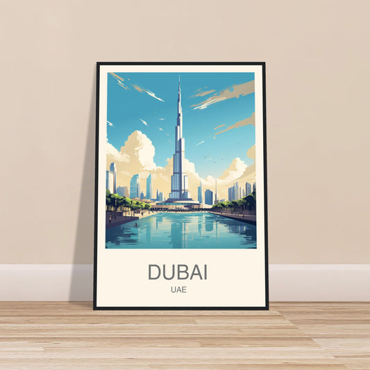 Dubai Travel Print