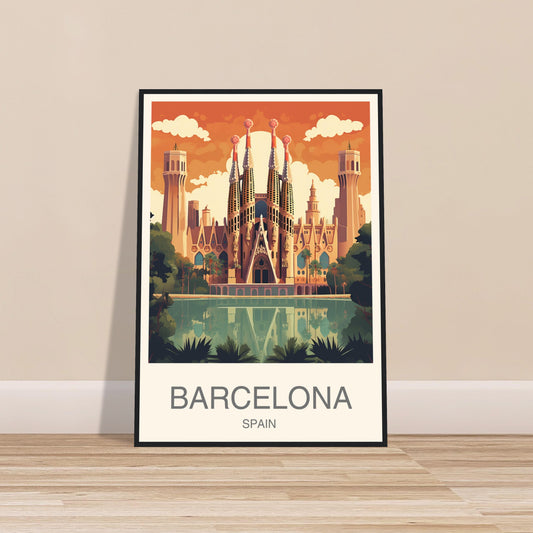 Barcelona Travel Print