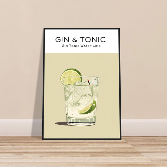 Gin & Tonic Wall Print