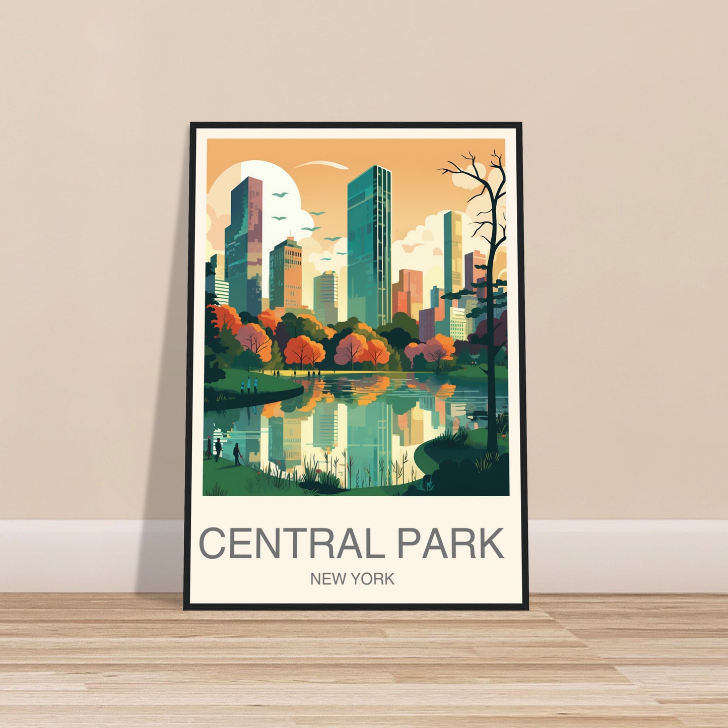 Central Park Travel Print