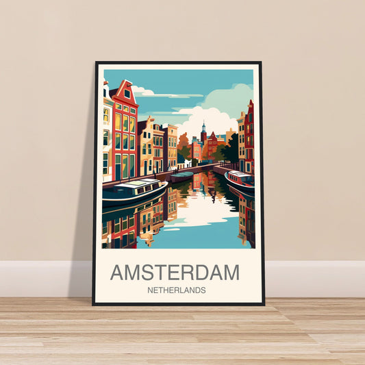 Amsterdam Travel Print