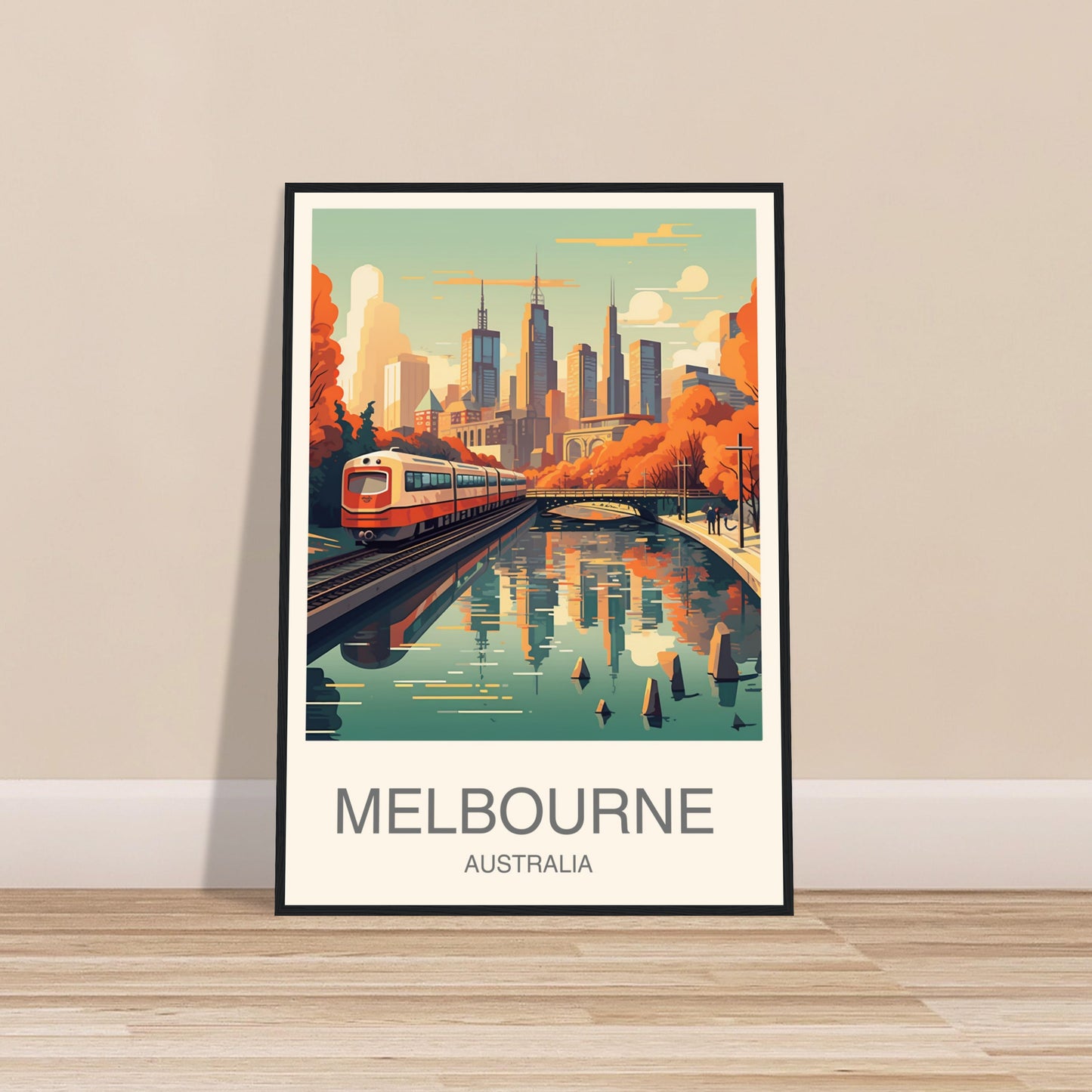 Melbourne Travel Print