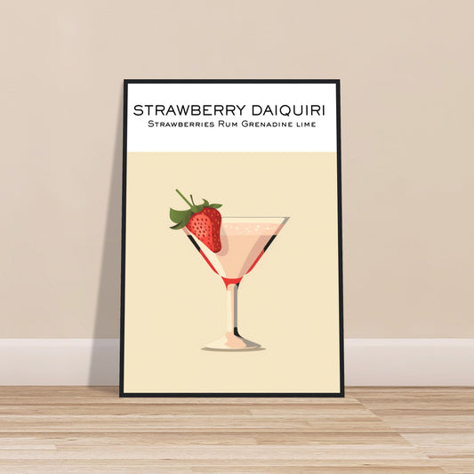 Strawberry Daiquiri Wall Print