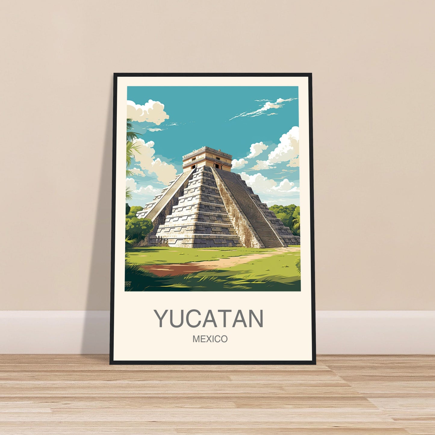 Yucatan Travel Print