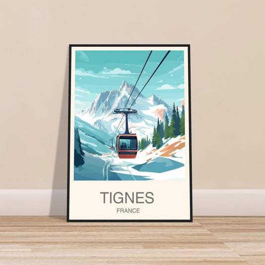 Tignes Travel Print