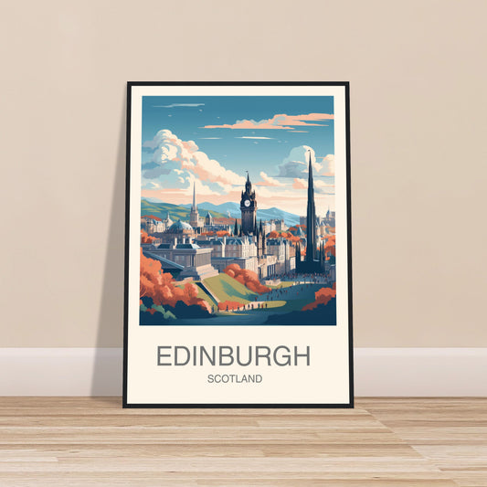 Edinburgh Travel Print