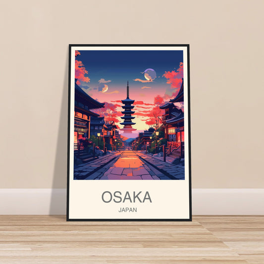 Osaka Travel Print