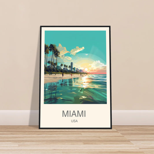 Miami Travel Print