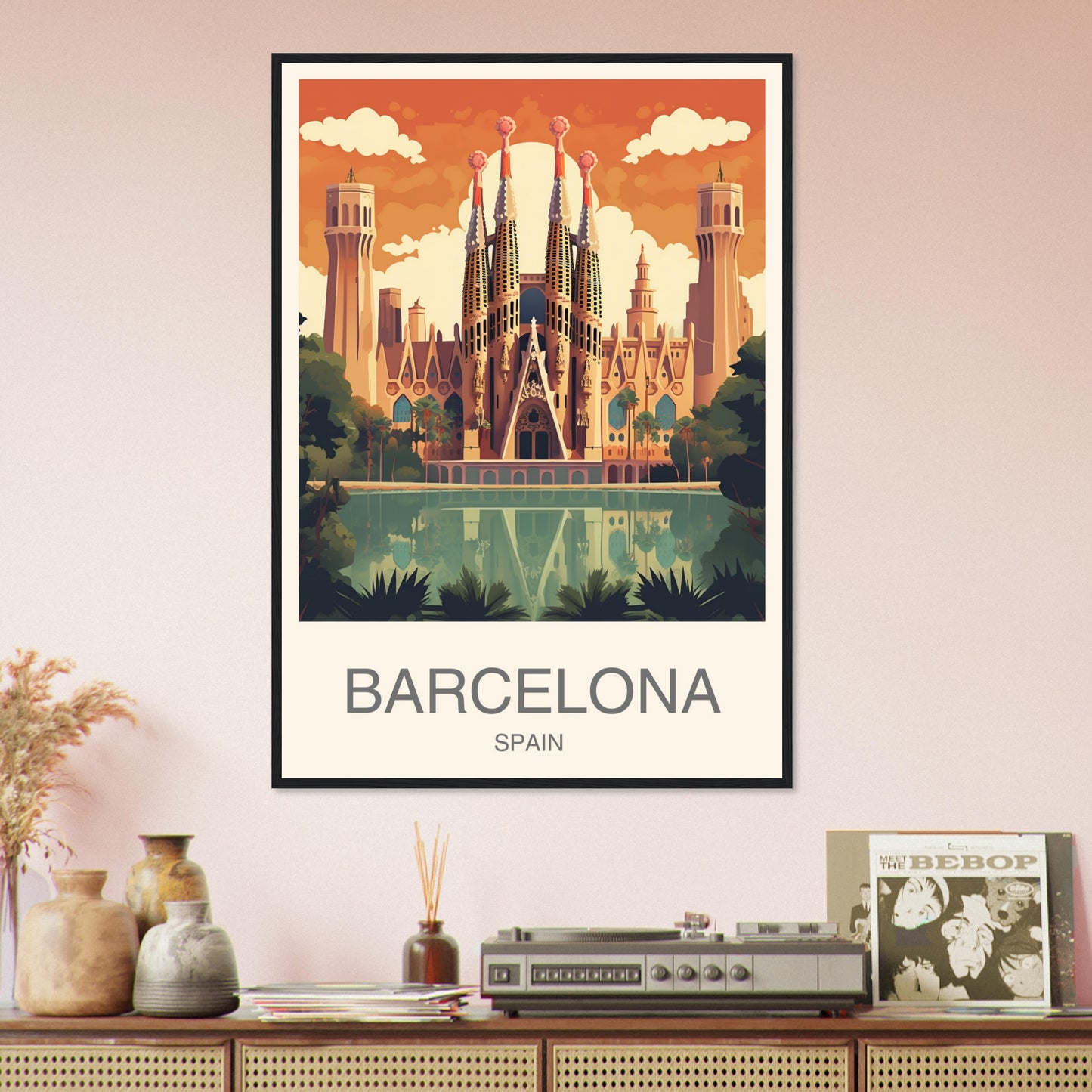 Barcelona Travel Print