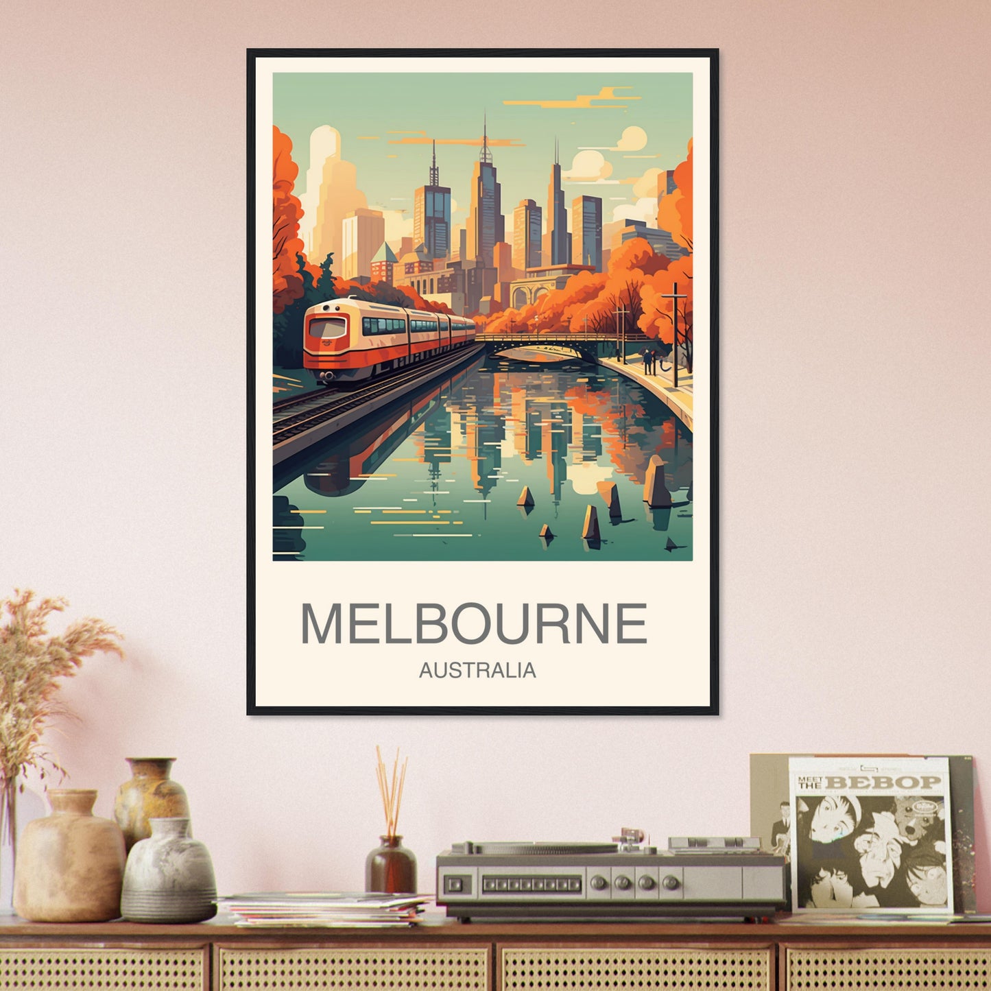 Melbourne Travel Print