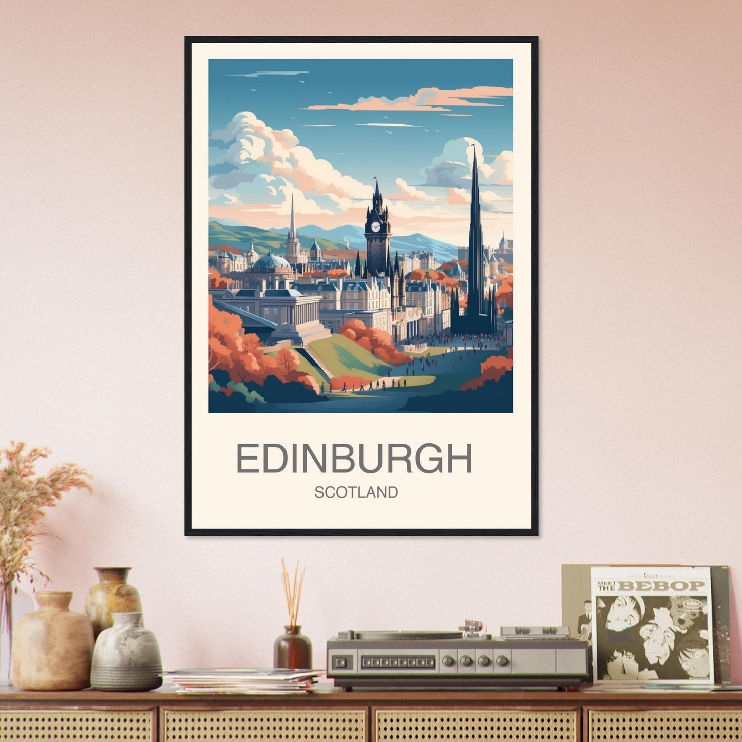 Edinburgh Travel Print