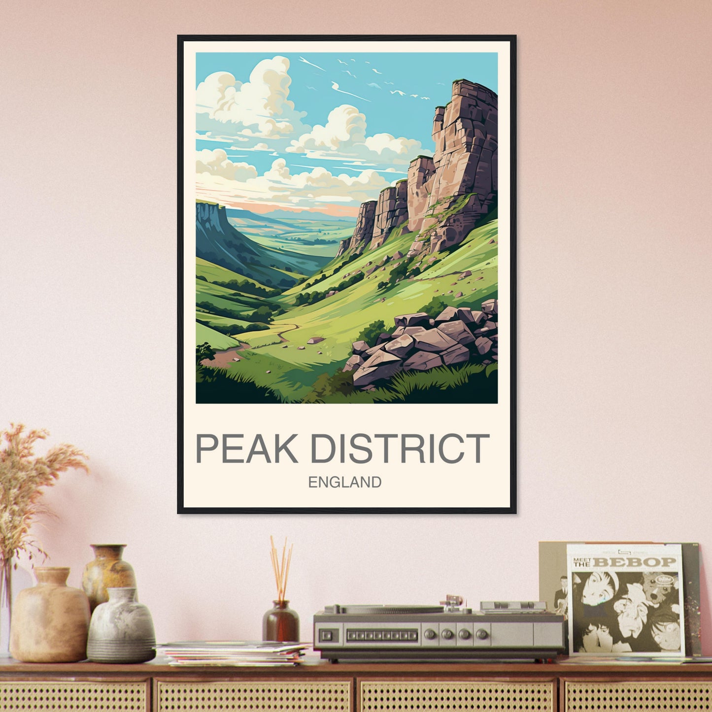 Peak District Travel Print