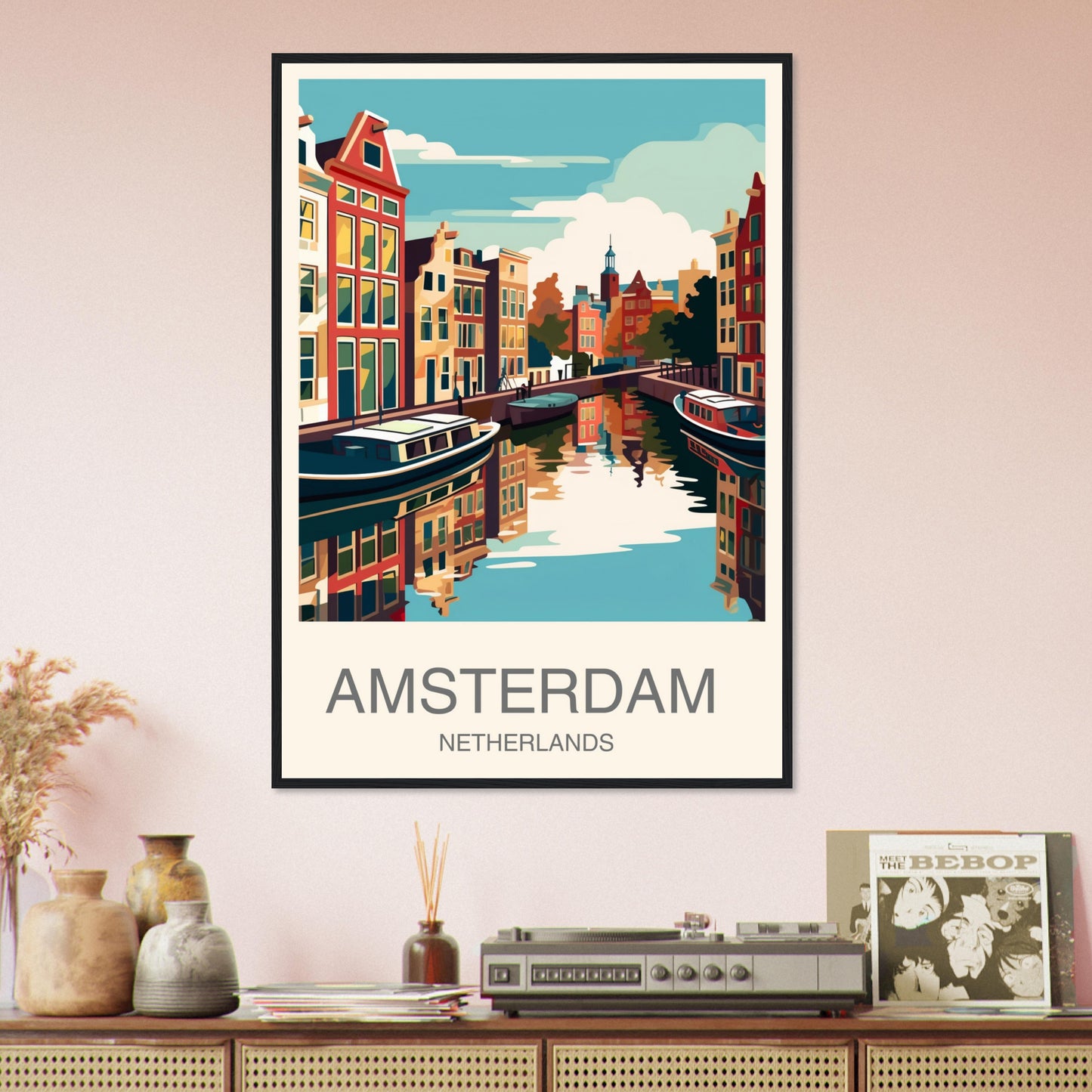 Amsterdam Travel Print