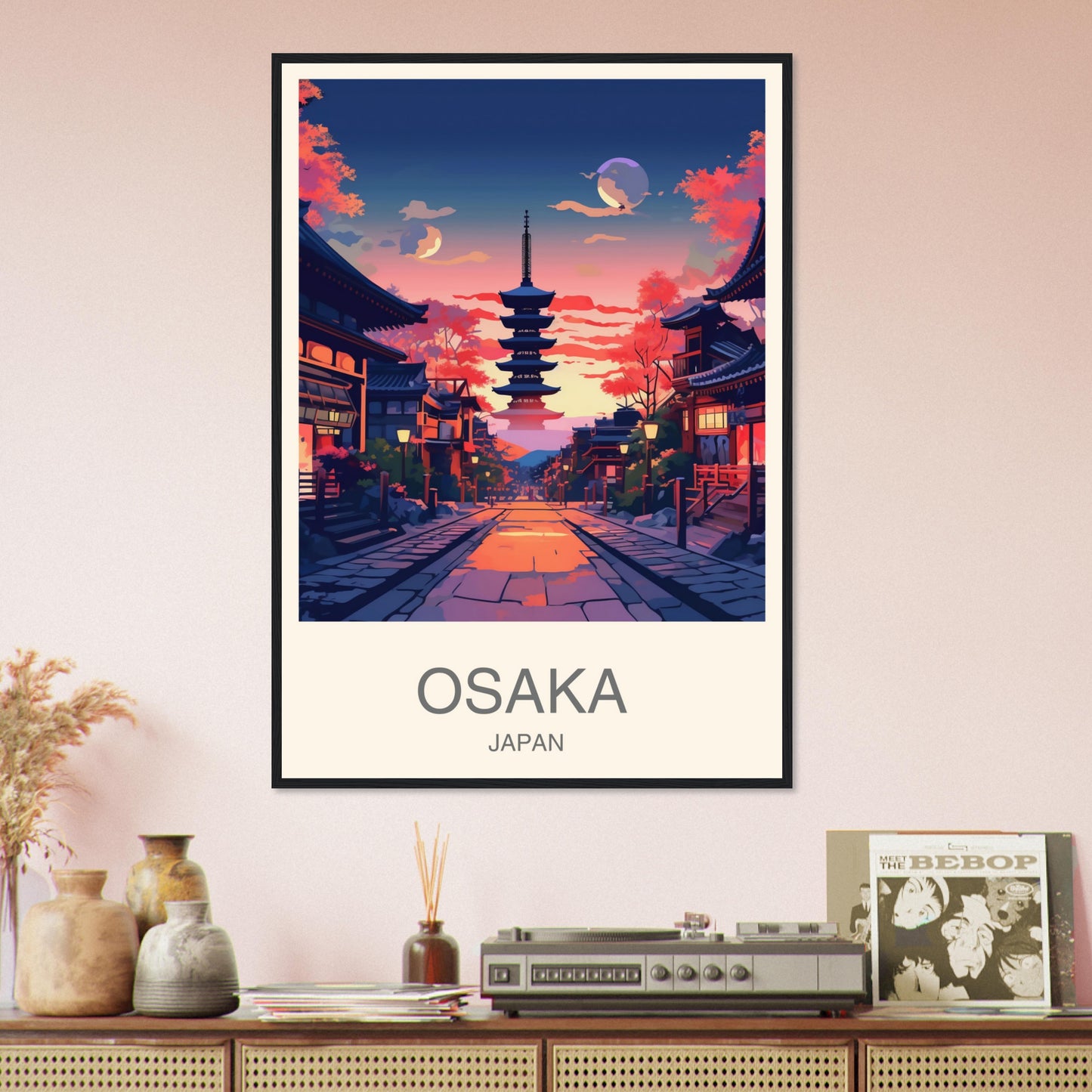 Osaka Travel Print