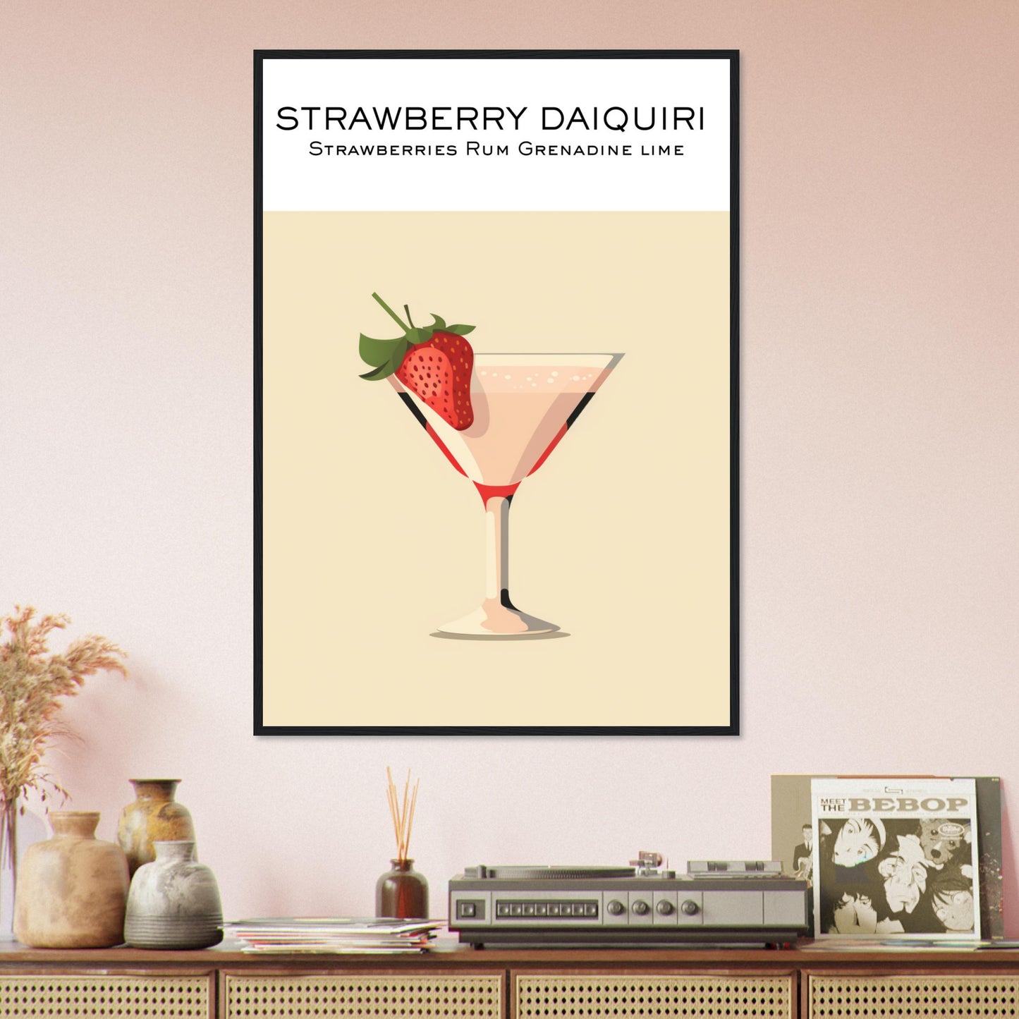 Strawberry Daiquiri Wall Print