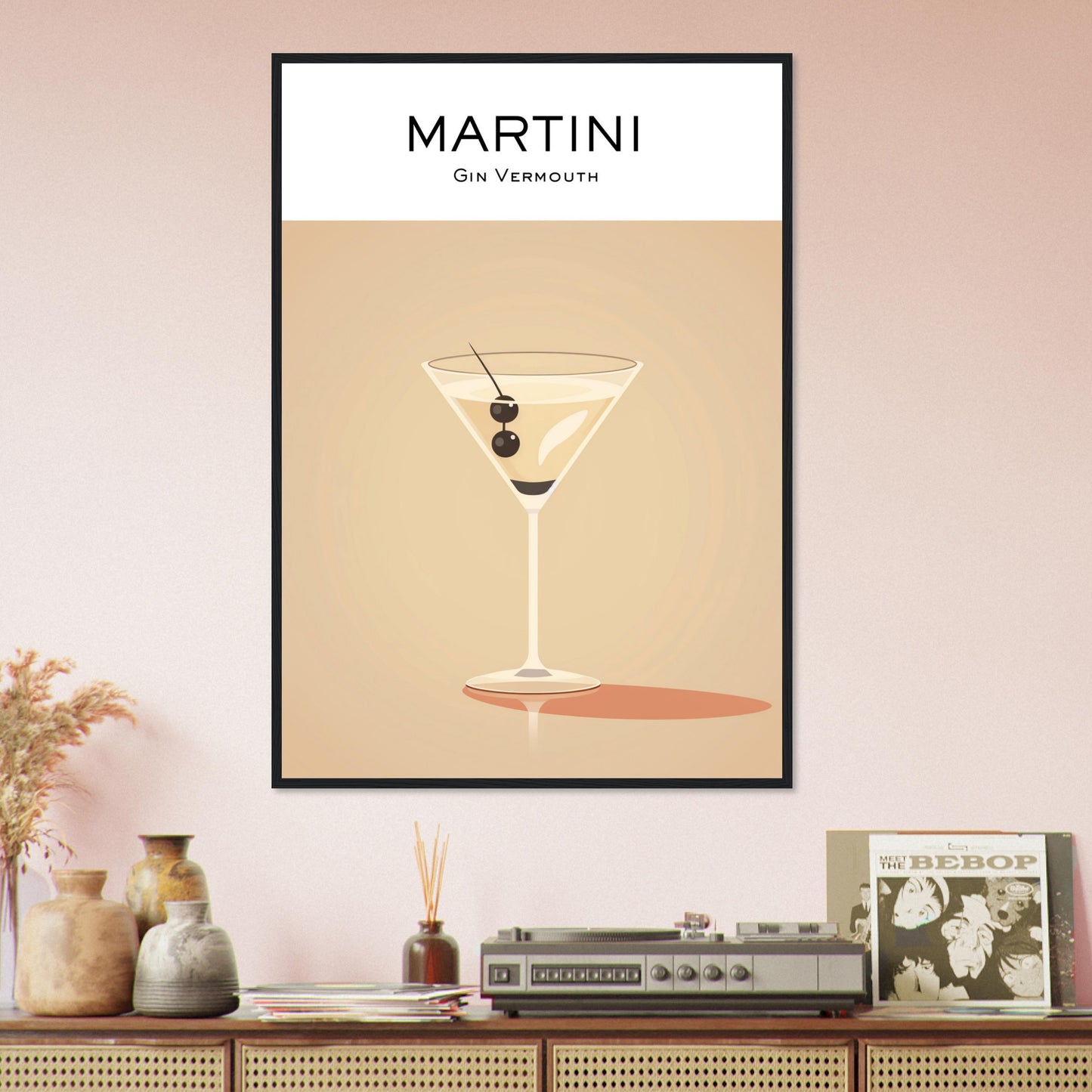 Martini Wall Print