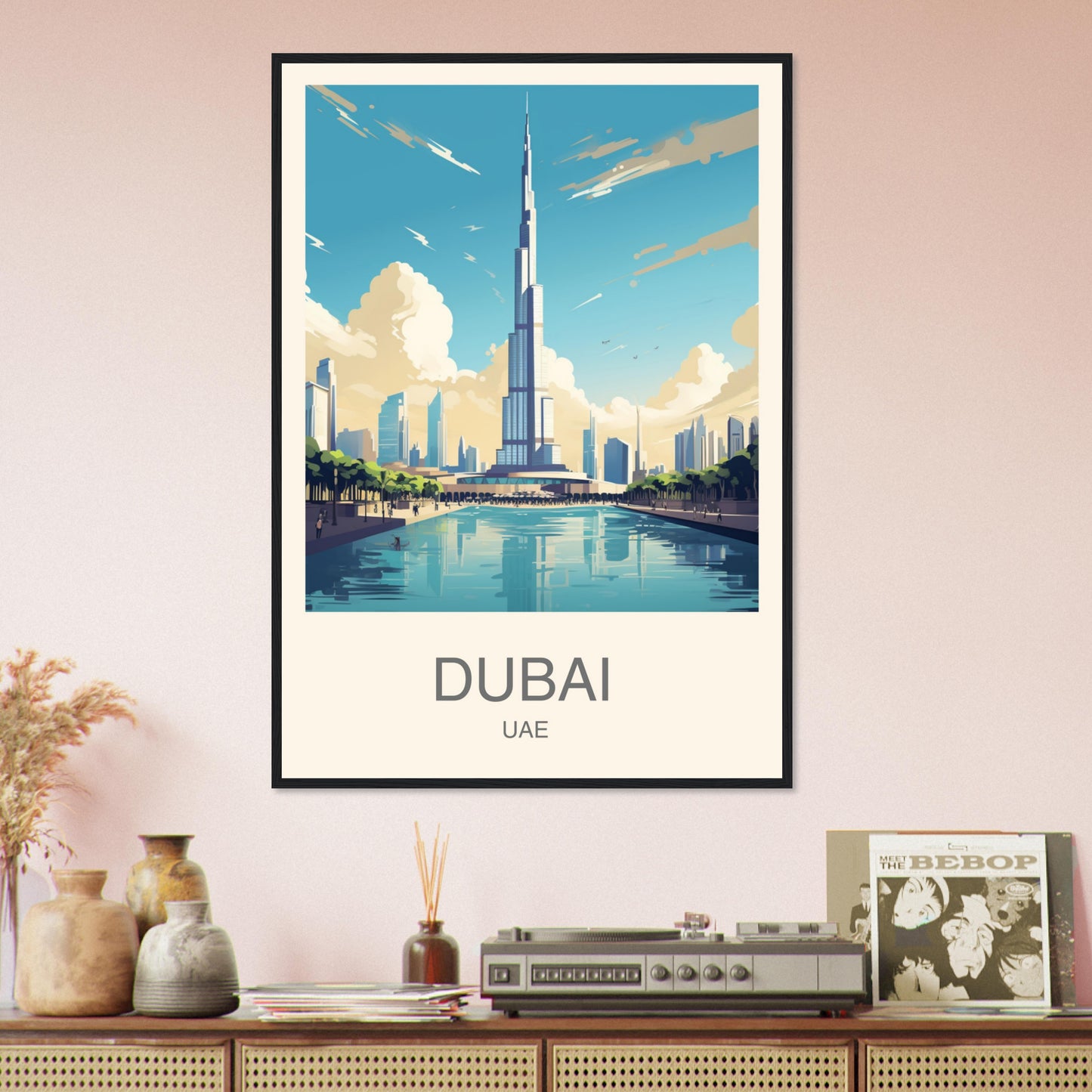 Dubai Travel Print