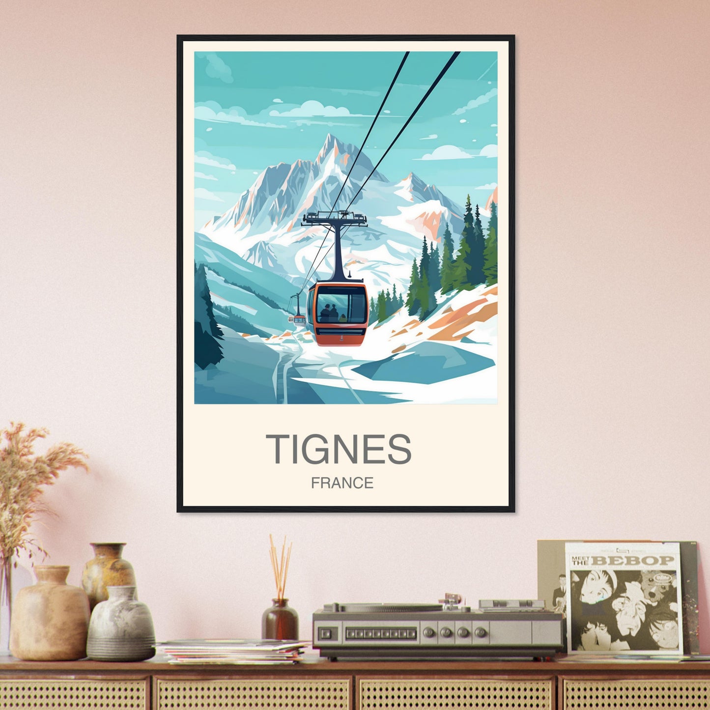 Tignes Travel Print