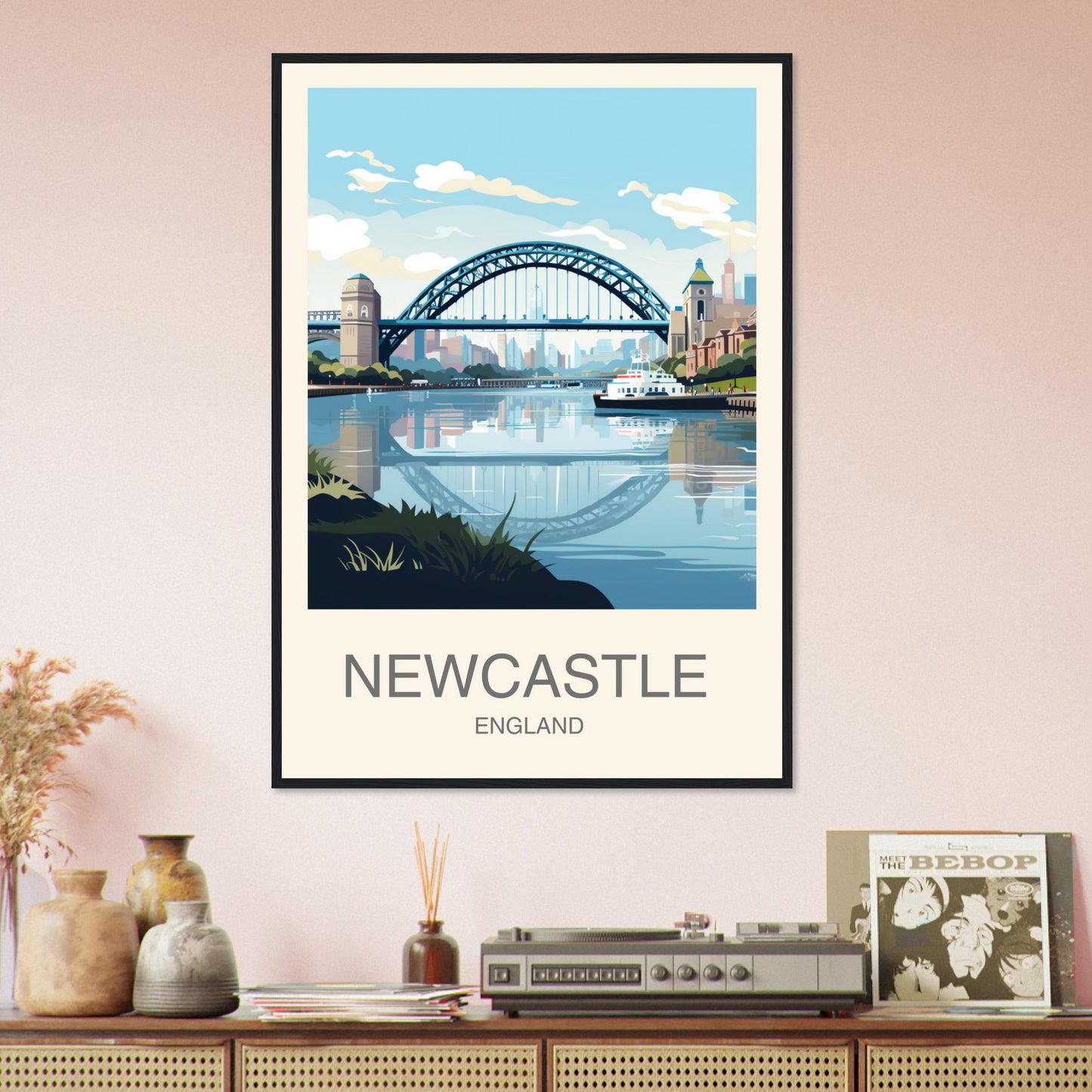 Newcastle Travel Print