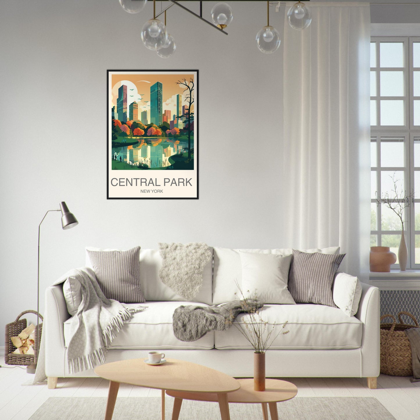 Central Park Travel Print