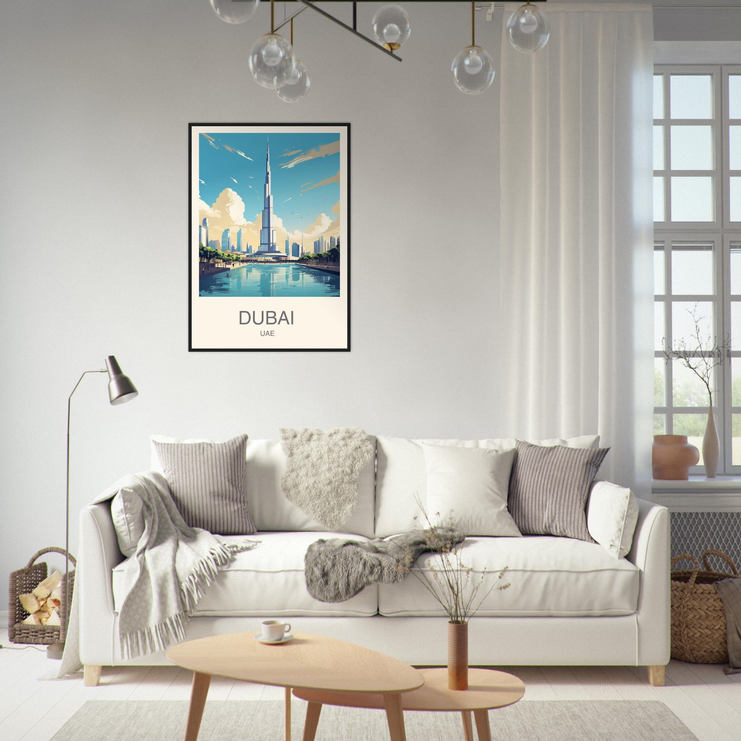 Dubai Travel Print